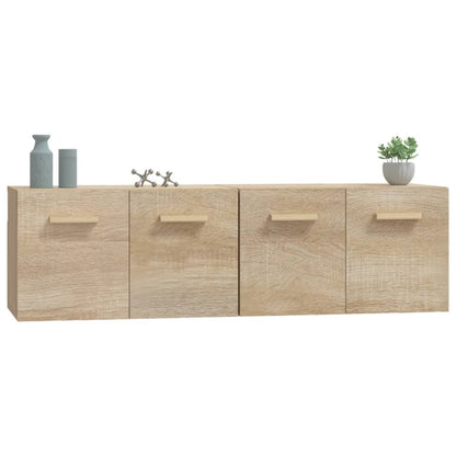 Mobili Parete 2 pz Rovere Sonoma 60x36,5x35cm Legno Multistrato