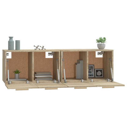 Mobili Parete 2 pz Rovere Sonoma 60x36,5x35cm Legno Multistrato | homemem39