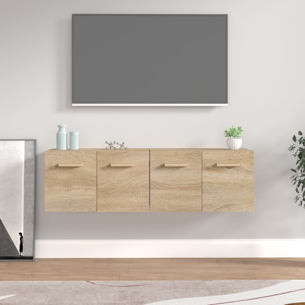 Mobili Parete 2 pz Rovere Sonoma 60x36,5x35cm Legno Multistrato