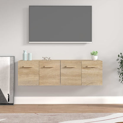 Mobili Parete 2 pz Rovere Sonoma 60x36,5x35cm Legno Multistrato