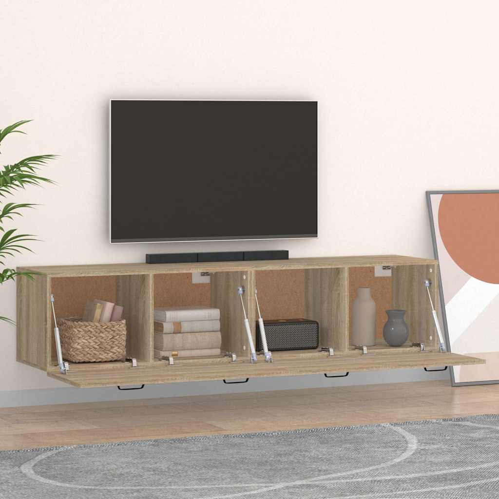 Mobili Parete 2 pz legno multistrato