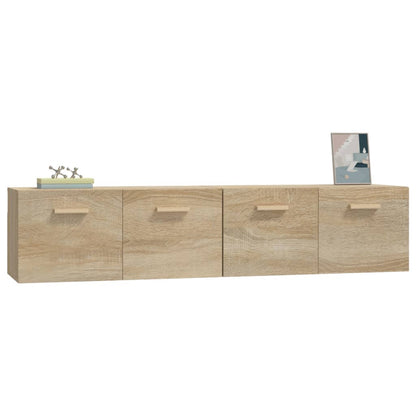 Mobili Parete 2 pz Rovere Sonoma 80x35x36,5cm Legno Multistrato