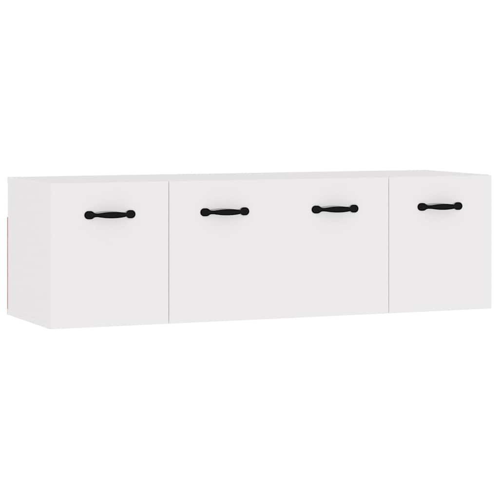 Mobili Parete 2 pz Bianco 80x35x36,5 cm in Legno Multistrato