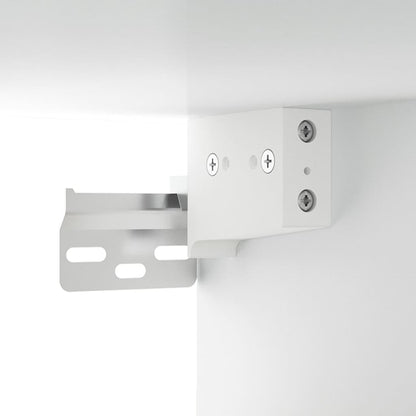 Mobili Parete 2 pz Bianco 80x35x36,5 cm in Legno Multistrato