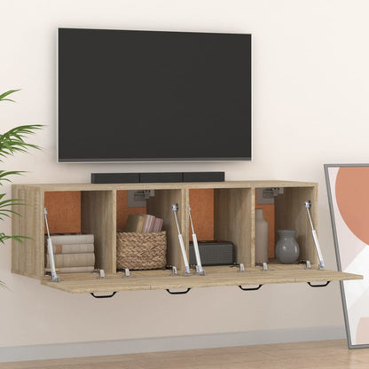 Mobili Parete 2 pz Rovere Sonoma 80x35x36,5cm Legno Multistrato