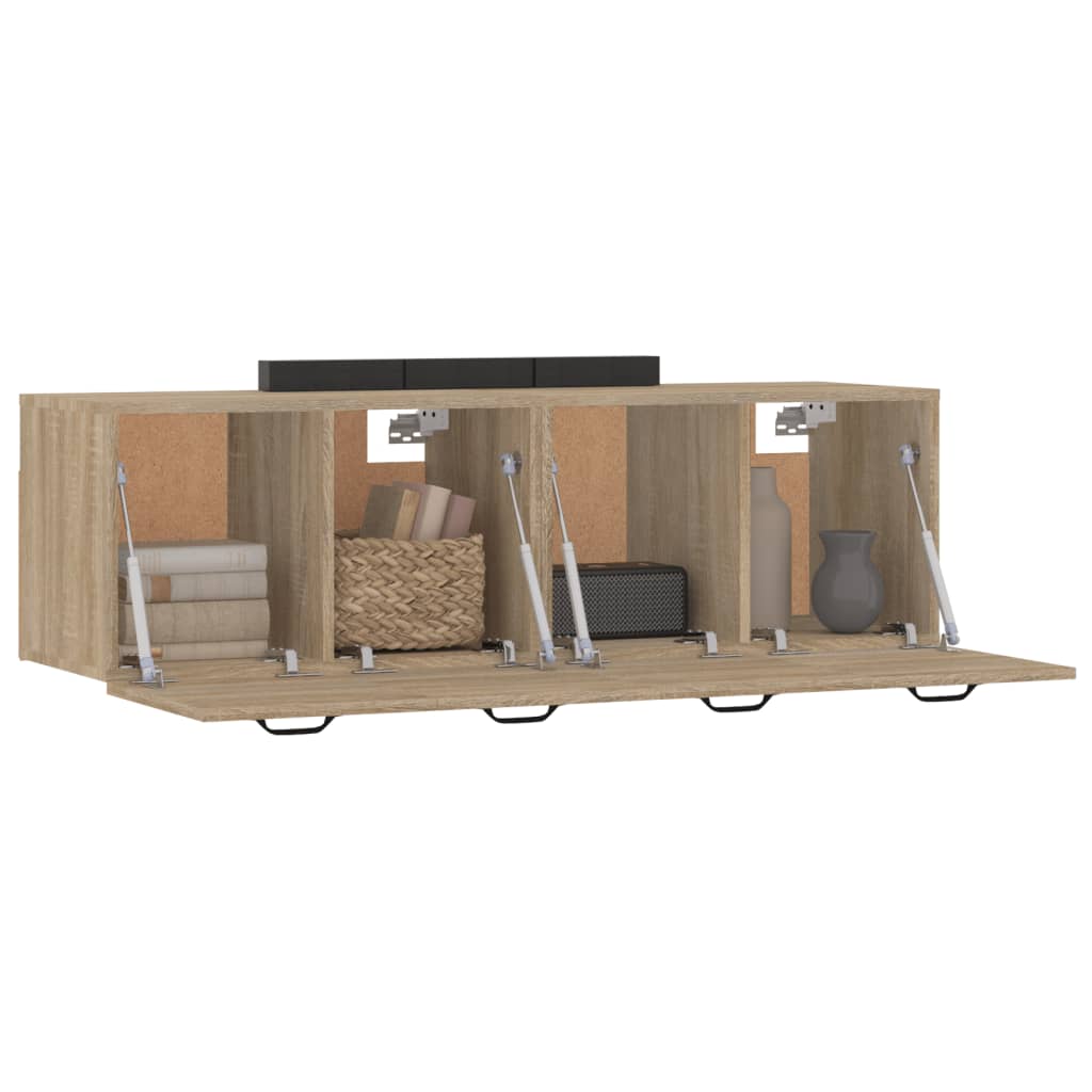Mobili Parete 2 pz Rovere Sonoma 80x35x36,5cm Legno Multistrato