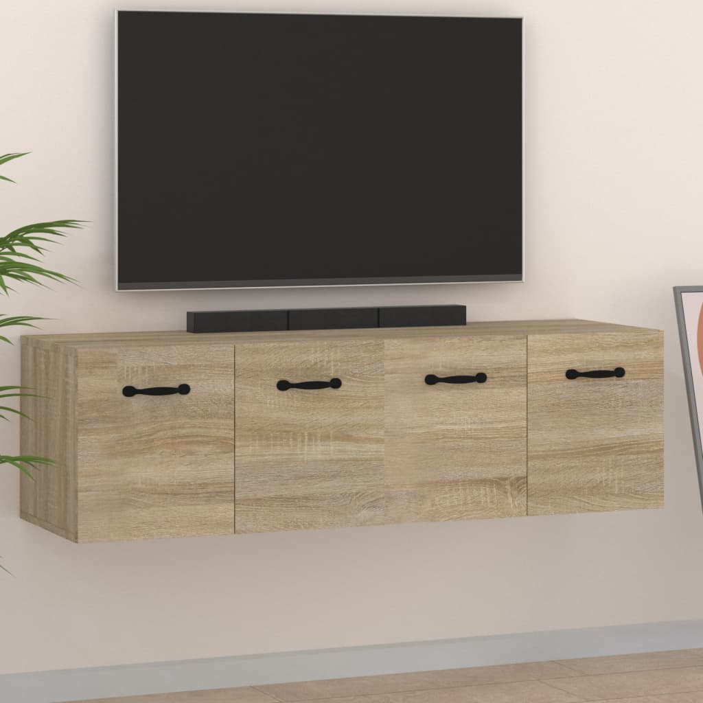 Mobili Parete 2 pz Rovere Sonoma 80x35x36,5cm Legno Multistrato