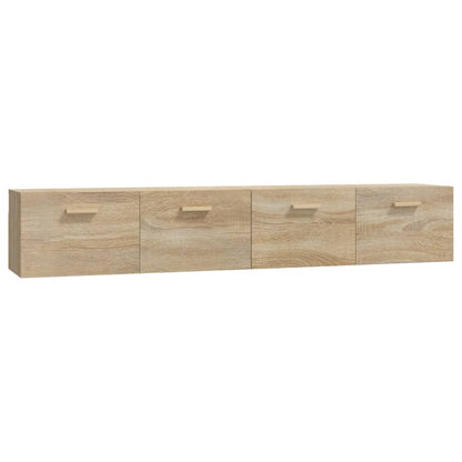 Mobili Parete 2 pz Rovere Sonoma 100x36,5x35 cm in Multistrato