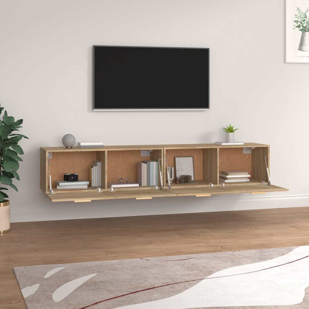 Mobili Parete 2 pz legno multistrato