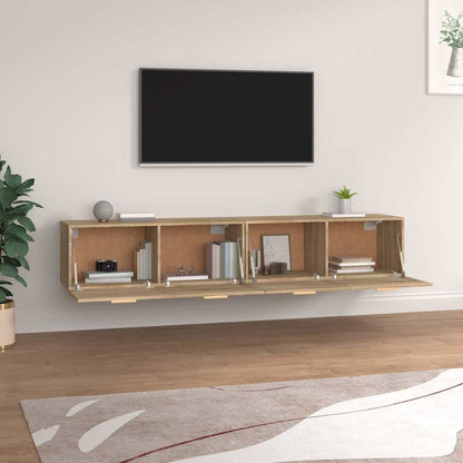 Mobili Parete 2 pz legno multistrato