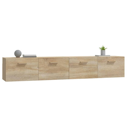 Mobili Parete 2 pz Rovere Sonoma 100x36,5x35 cm in Multistrato