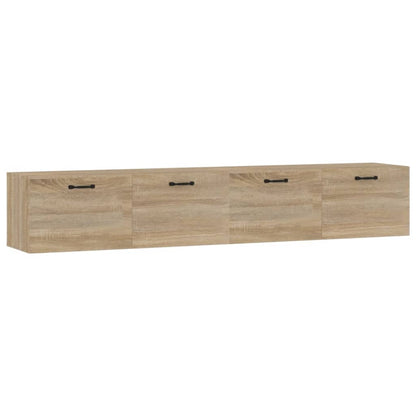 Mobili Parete 2 pz Rovere Sonoma 100x36,5x35 cm in Multistrato | homemem39