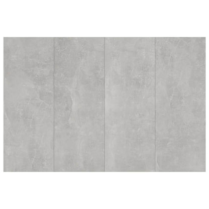 Testiera Letto con Comodini in Legno Multistrato Grigio Cemento - homemem39