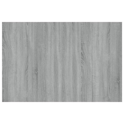 Testiera Letto con Comodini in Legno Multistrato Grigio Sonoma - homemem39
