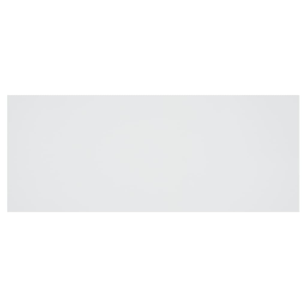 Testiera per Letto con Armadietti in Legno Multistrato Bianco