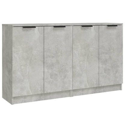 Credenze 2 pz Grigio Cemento 60x30x70 cm in Legno Multistrato - homemem39