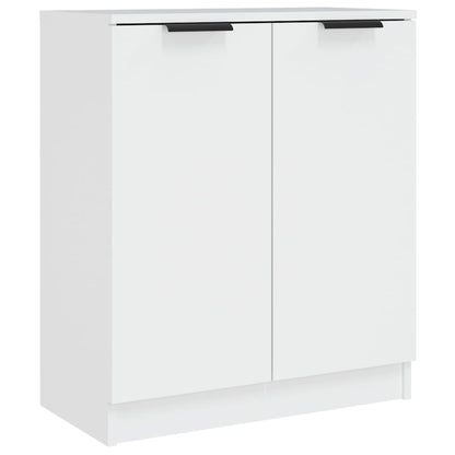 3 pc White Sideboards in Multilayer Wood