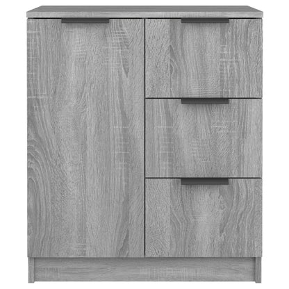 Credenze 2 pz Grigio Sonoma 60x30x70 cm in Legno Multistrato - homemem39