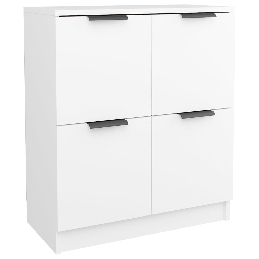 Credenze 2 pz Bianco 60x30x70 cm in Legno Multistrato - homemem39
