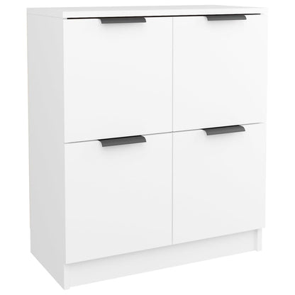 Credenze 2 pz Bianco 60x30x70 cm in Legno Multistrato - homemem39