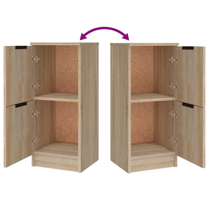 Credenze 3 pz Rovere Sonoma in Legno Multistrato