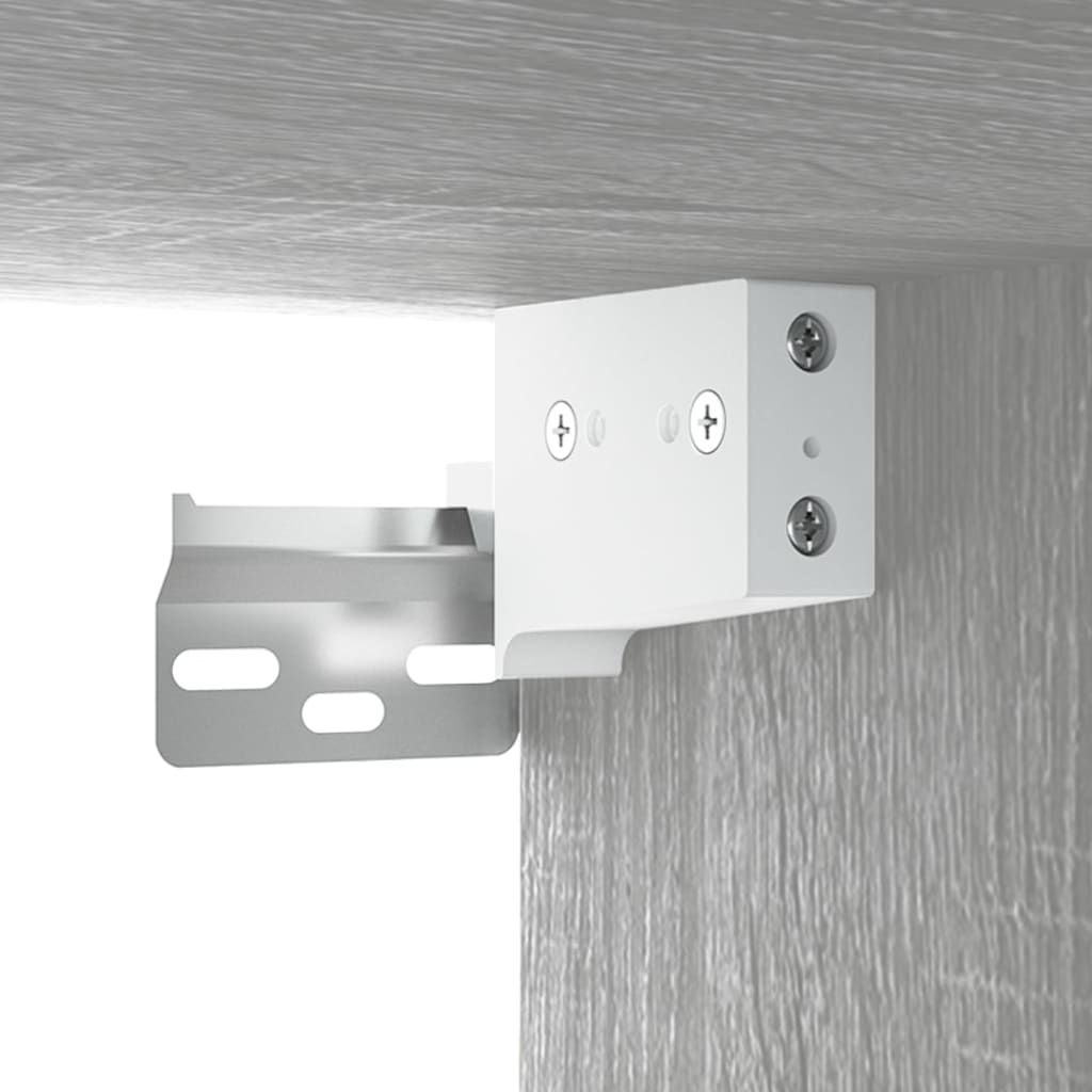 Set Mobili da Bagno 2 pz Grigio Sonoma in Legno Multistrato | homemem39