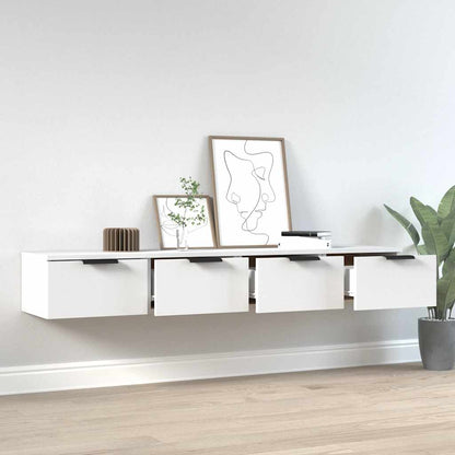 Mobili Pensili 2 pz Bianchi 68x30x20 cm Legno Multistrato | homemem39