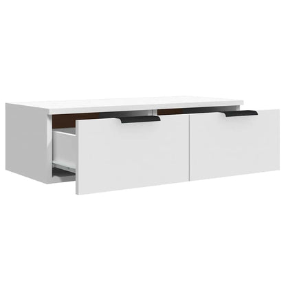 Mobili Pensili 2 pz Bianchi 68x30x20 cm Legno Multistrato | homemem39