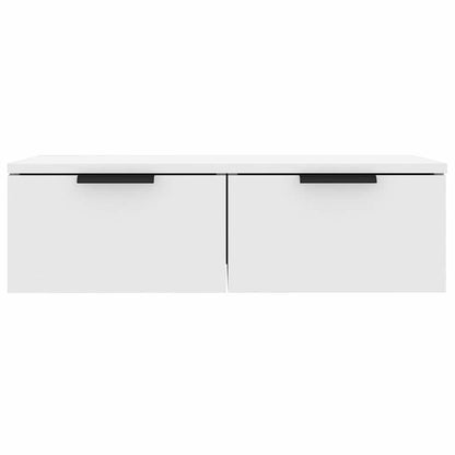 Mobili Pensili 2 pz Bianchi 68x30x20 cm Legno Multistrato