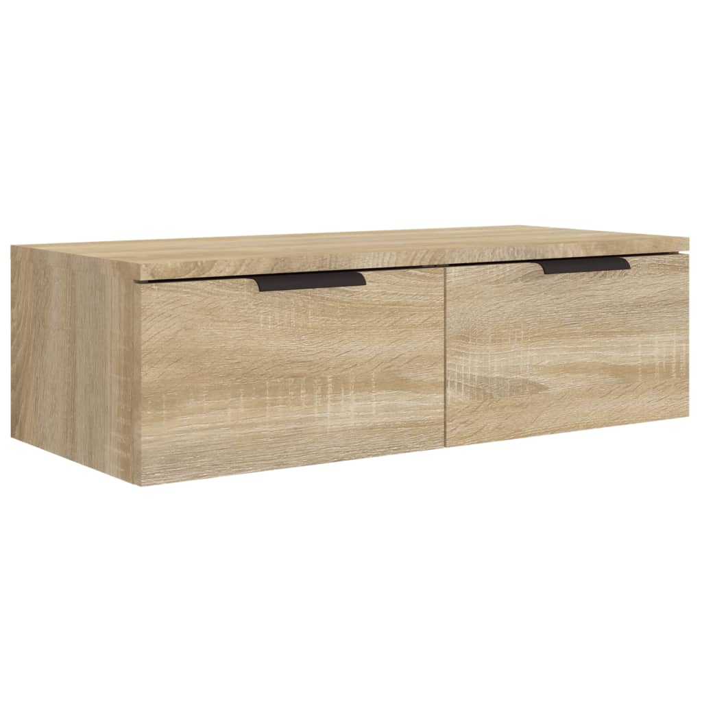 Mobili Pensili 2 pz Rovere Sonoma 68x30x20 cm Legno Multistrato | homemem39