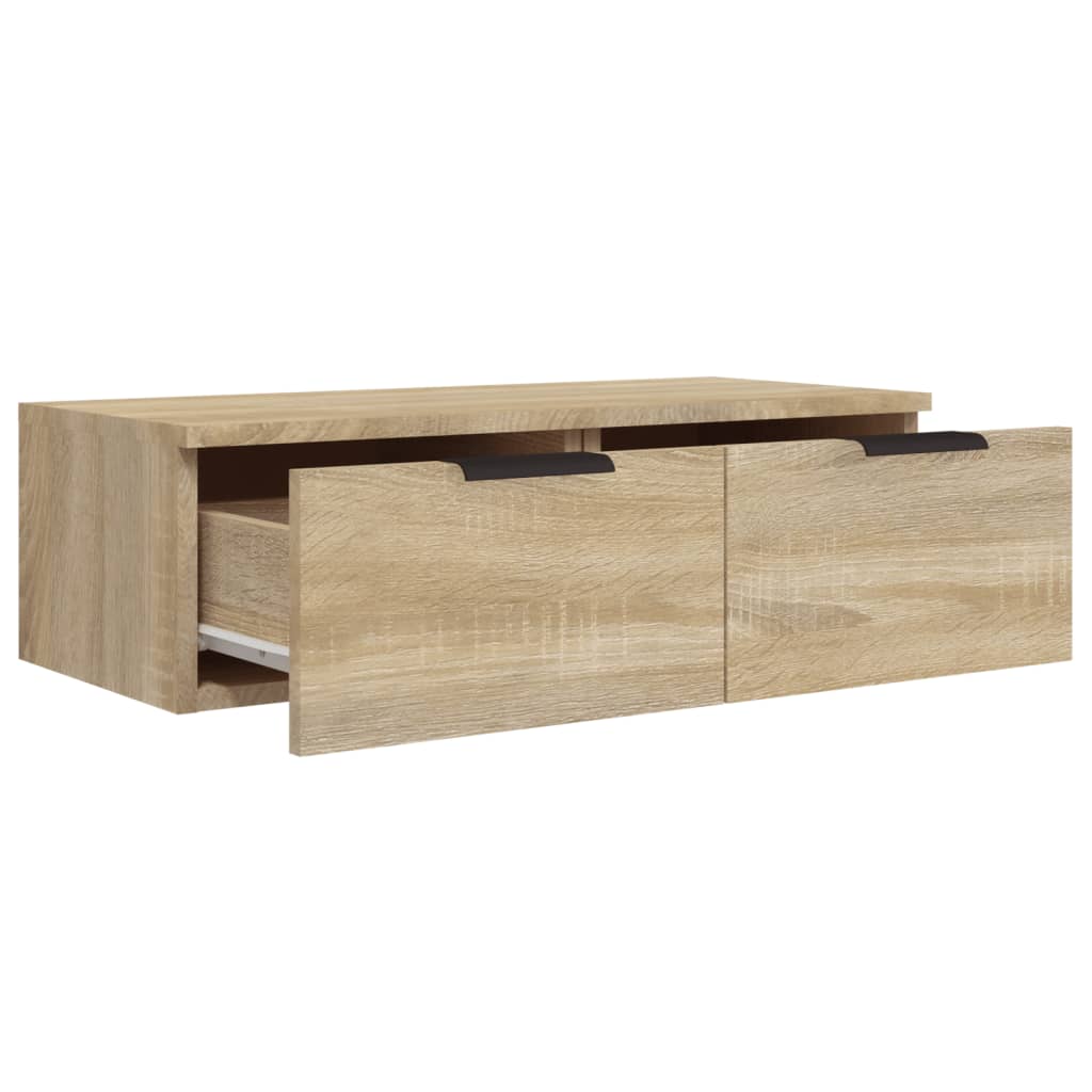 Mobili Pensili 2 pz Rovere Sonoma 68x30x20 cm Legno Multistrato | homemem39