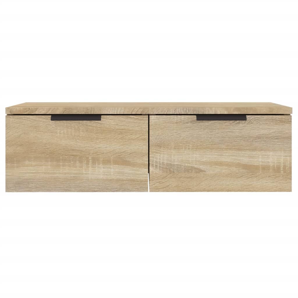Mobili Pensili 2 pz Rovere Sonoma 68x30x20 cm Legno Multistrato | homemem39