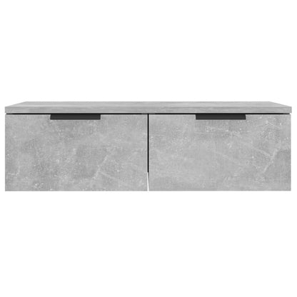 Mobili Pensili 2 pz Grigio Cemento 68x30x20cm Legno Multistrato | homemem39