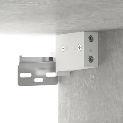 Mobili Pensili 2 pz Grigio Cemento 68x30x20cm Legno Multistrato | homemem39