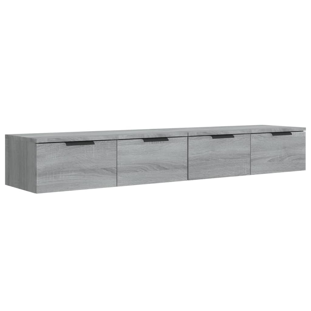 Mobili Pensili 2 pz Grigio Sonoma 68x30x20 cm Legno Multistrato | homemem39