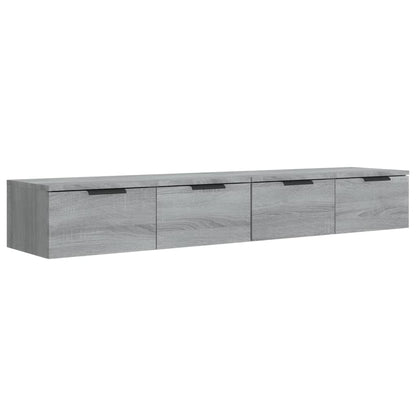 Mobili Pensili 2 pz Grigio Sonoma 68x30x20 cm Legno Multistrato | homemem39