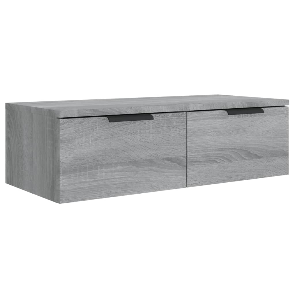 Mobili Pensili 2 pz Grigio Sonoma 68x30x20 cm Legno Multistrato | homemem39