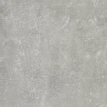 Scrivania con Mobile Laterale Grigio Cemento Legno Multistrato