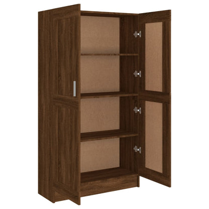 Libreria Rovere Marrone 82,5x30,5x150 cm in Legno Multistrato