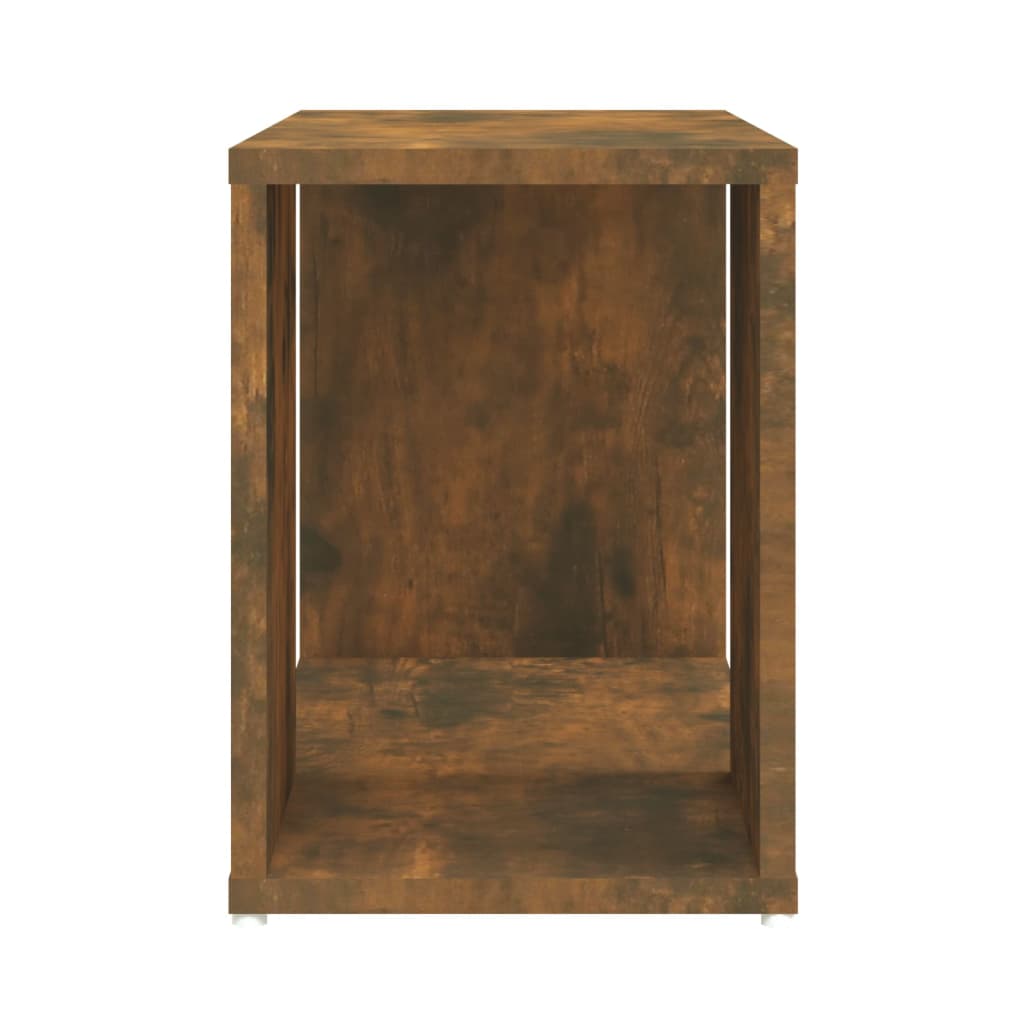 Mobile Porta TV Rovere Fumo 60x24x32 cm in Legno Multistrato | homemem39