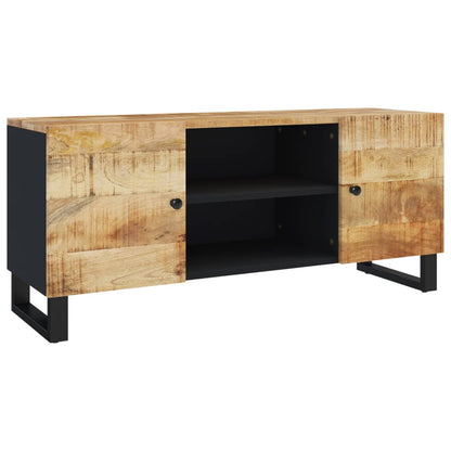 Mobile Porta TV 105x33x46cm in Legno Massello di Mango | homemem39