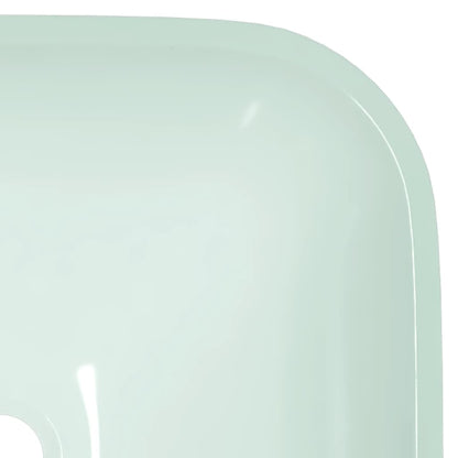 Lavandino in Vetro 42x42x14 cm Bianco | homemem39