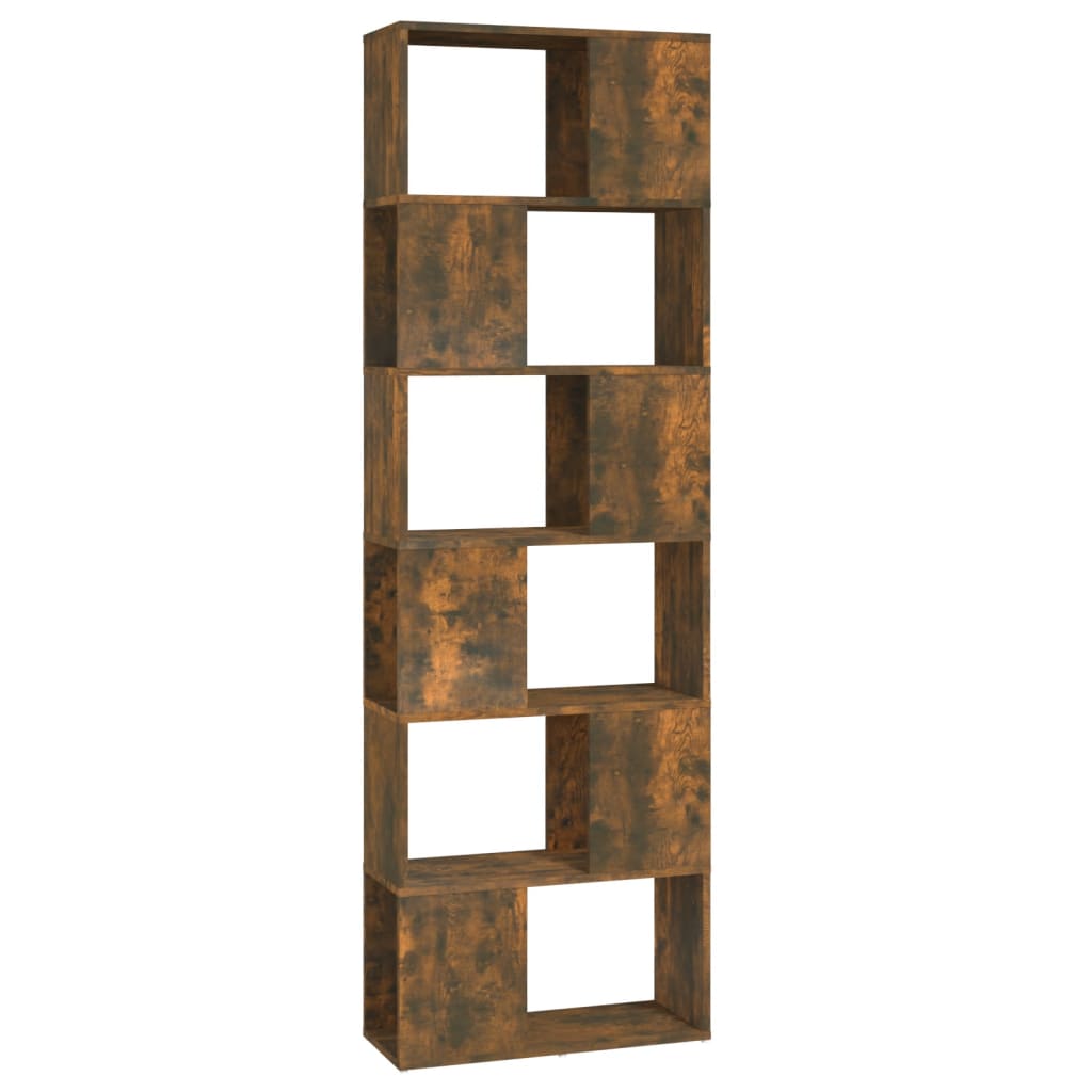 Libreria/Divisorio Rovere Fumo 60x24x186 cm | homemem39