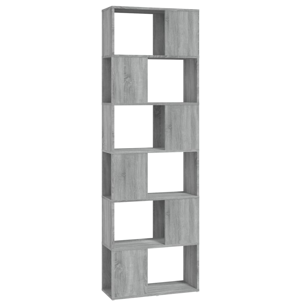 Libreria/Divisorio Grigio Sonoma 60x24x186 cm | homemem39