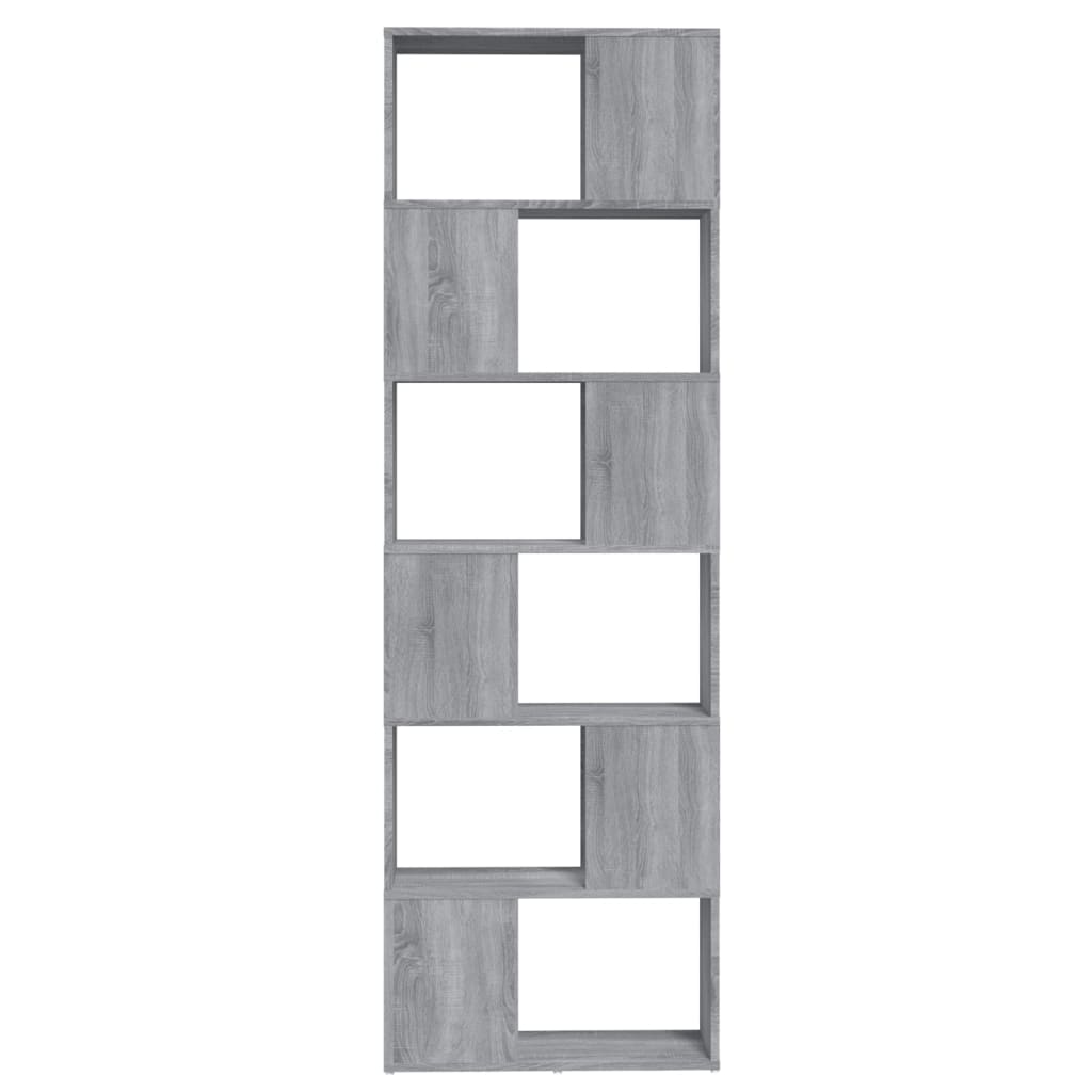 Libreria/Divisorio Grigio Sonoma 60x24x186 cm | homemem39