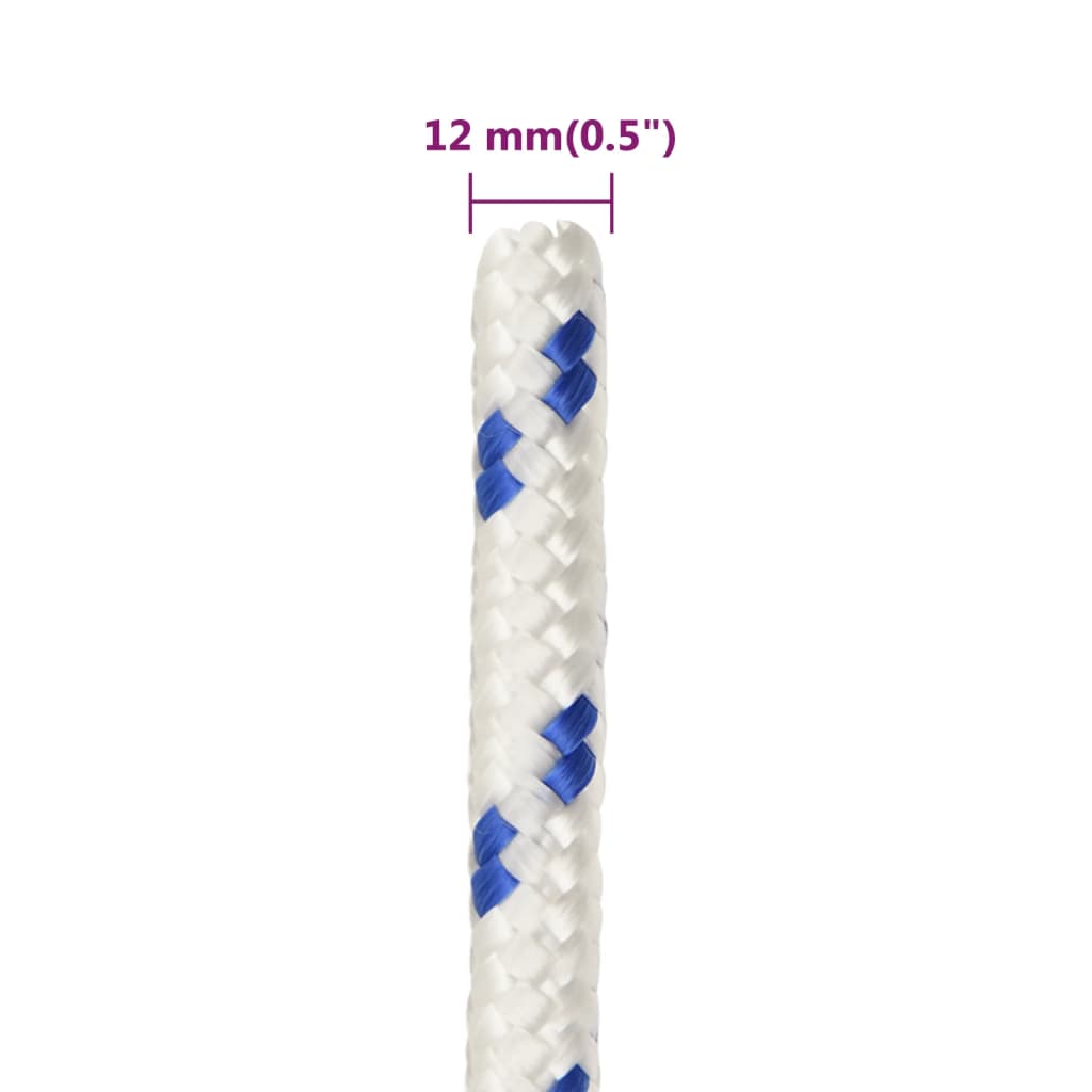 Corda per barca Bianca 12 mm 25 m in Polipropilene | homemem39