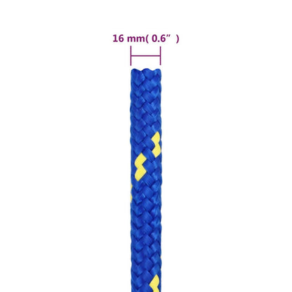 Corda per barca Blu 16 mm 25 m in Polipropilene