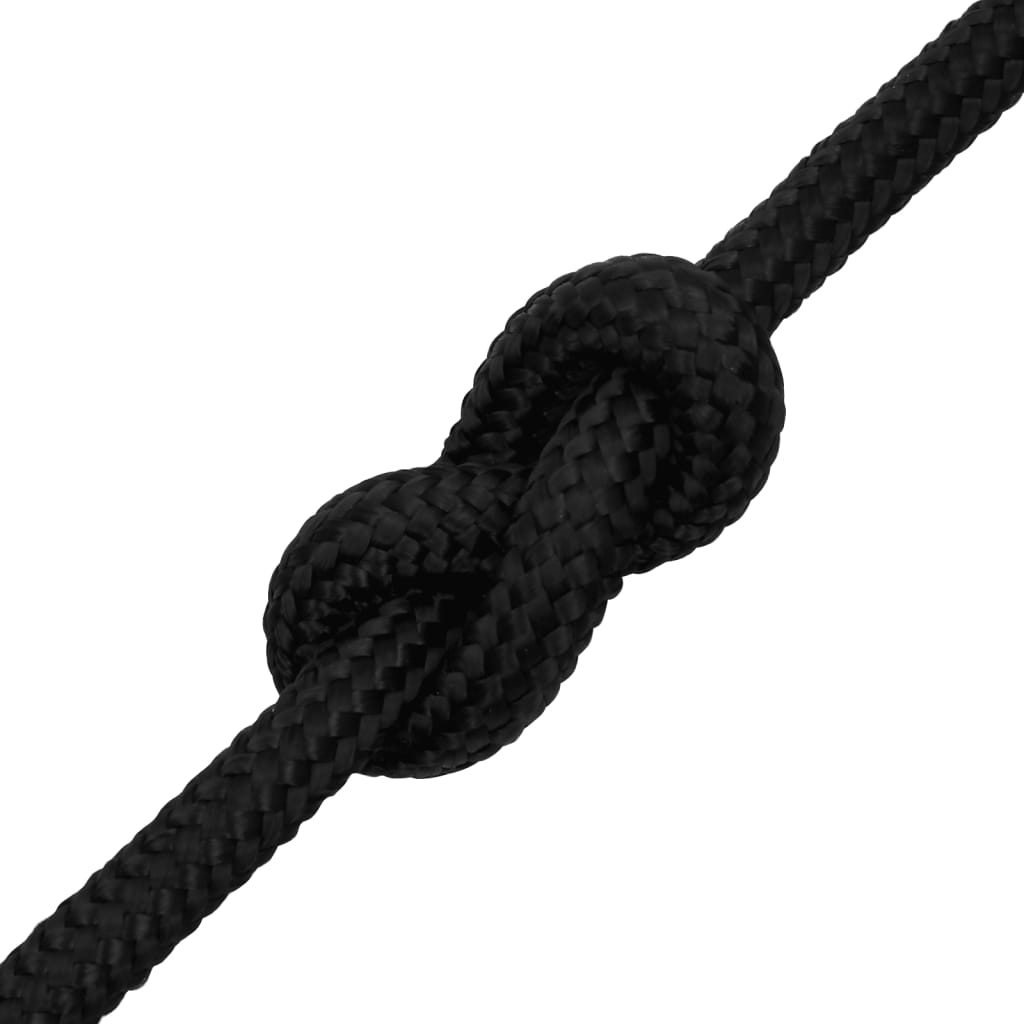 Corda per barca Completamente Nera 18 mm 50 m in Polipropilene | homemem39