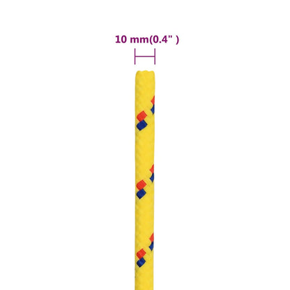 Corda per barca Gialla 10 mm 25 m in Polipropilene