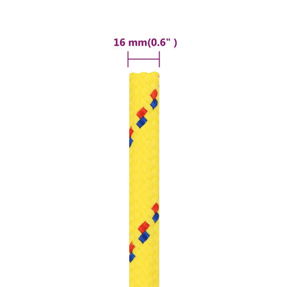 Corda per barca Gialla 16 mm 25 m in Polipropilene | homemem39